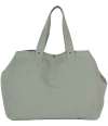 KI3208 Kimood Faded Cotton Shopper Washed Green Clay colour image